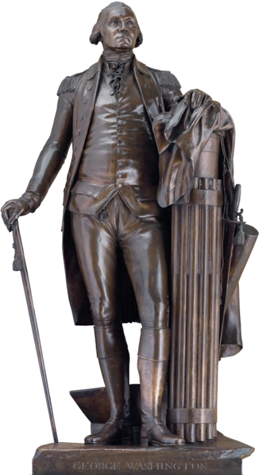 A statue of George Washington