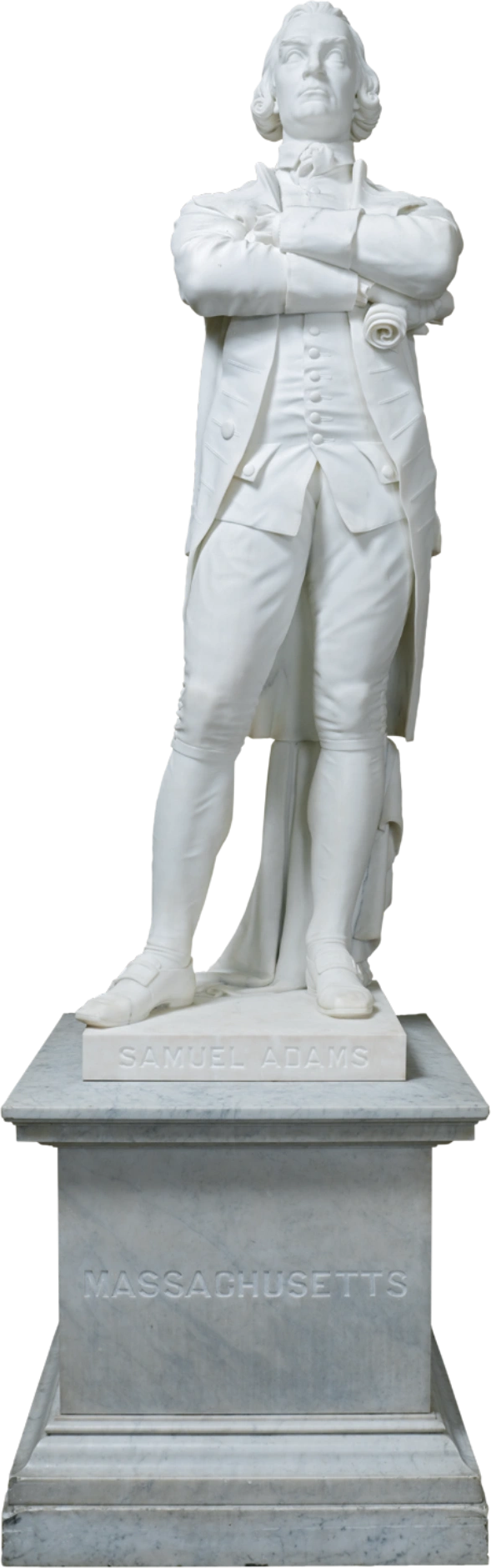 A statue of Samuel Adams