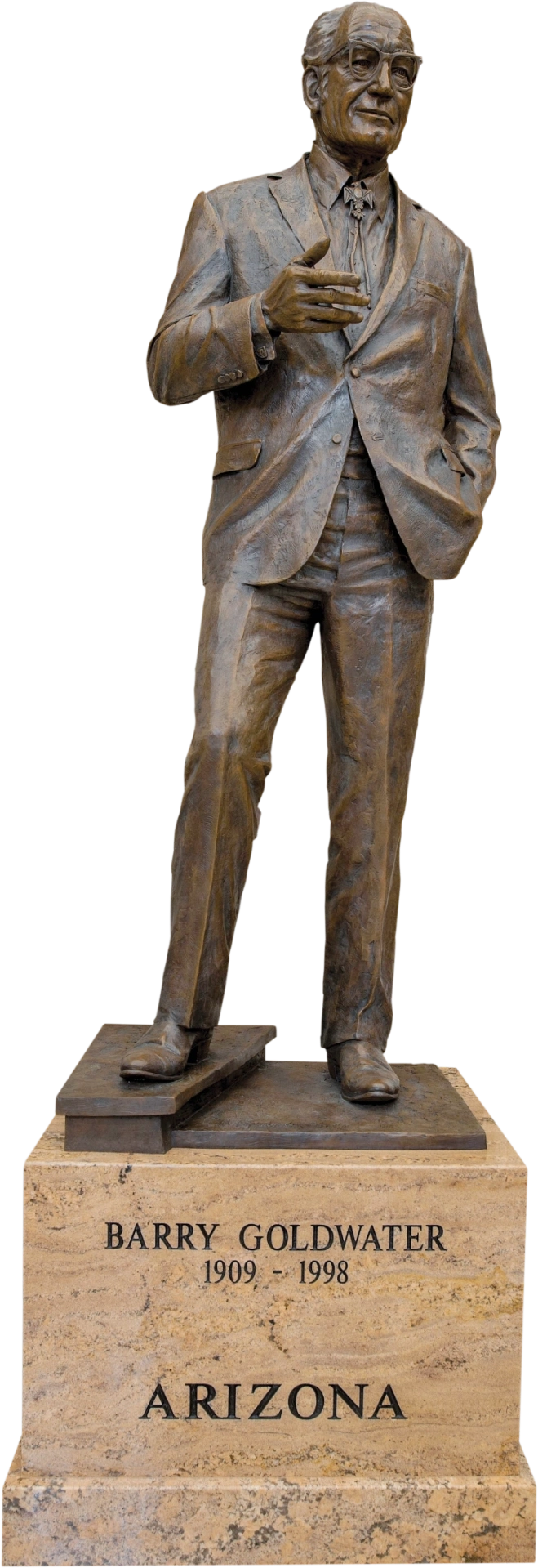 A statue of Barry Goldwater