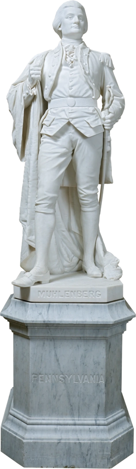 A statue of John Peter Gabriel Muhlenberg