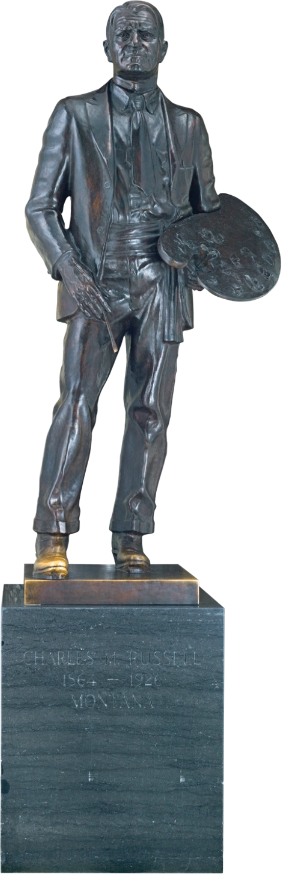 A statue of Charles Marion Russell