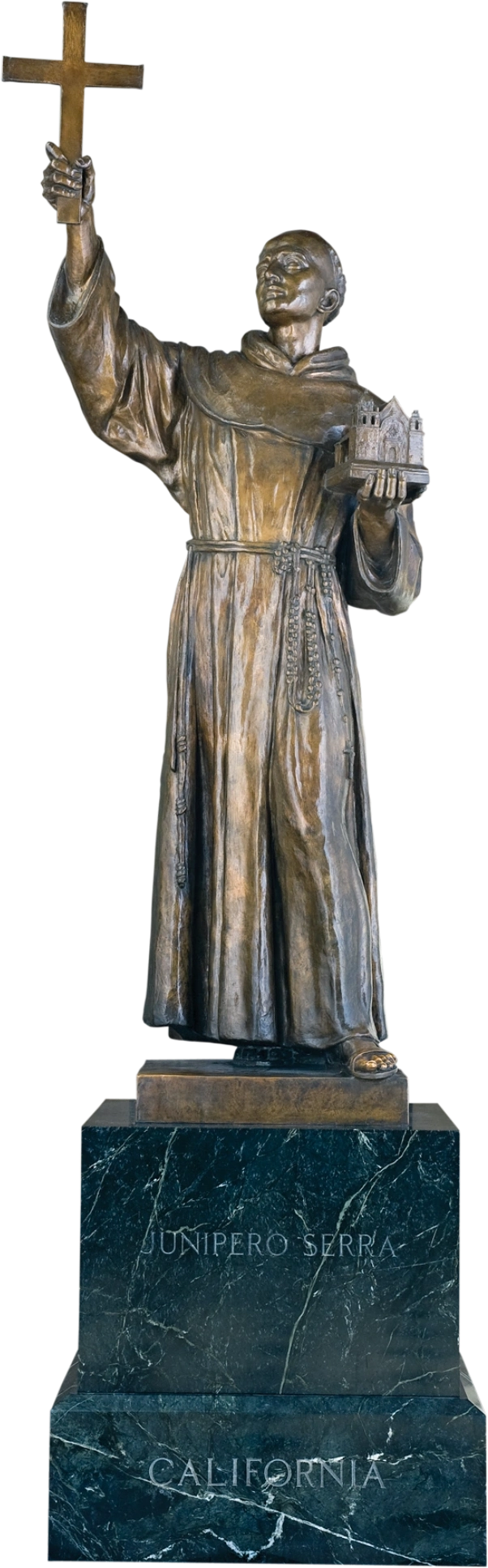 A statue of Father Junipero Serra (Miguel Jose Serra)