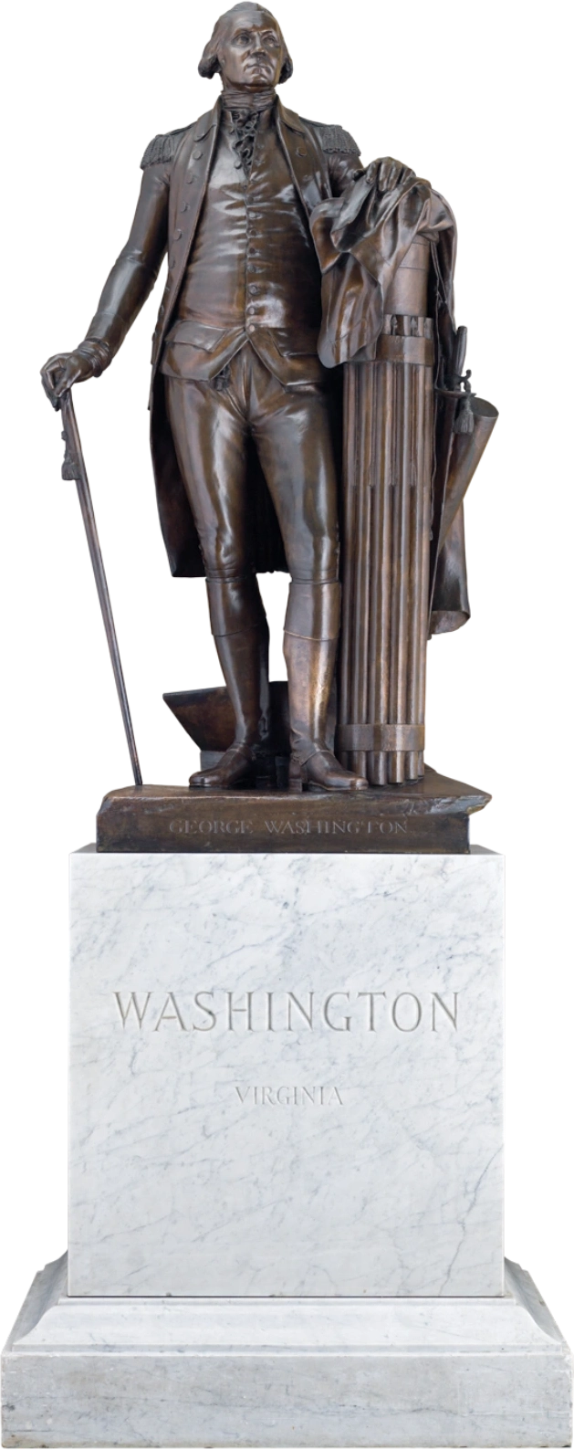 A statue of George Washington