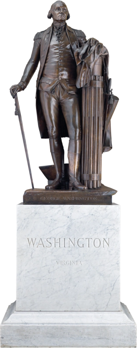 A statue of George Washington