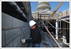 CVC Construction Blockwork Skylight View