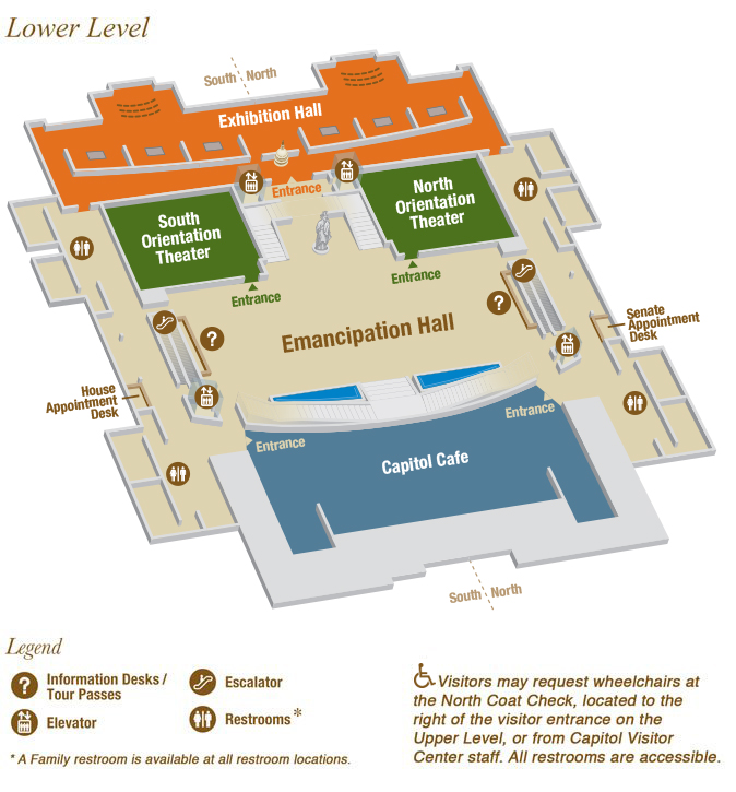 Capitol Visitor Center Indoor Map U S Capitol Visitor Center