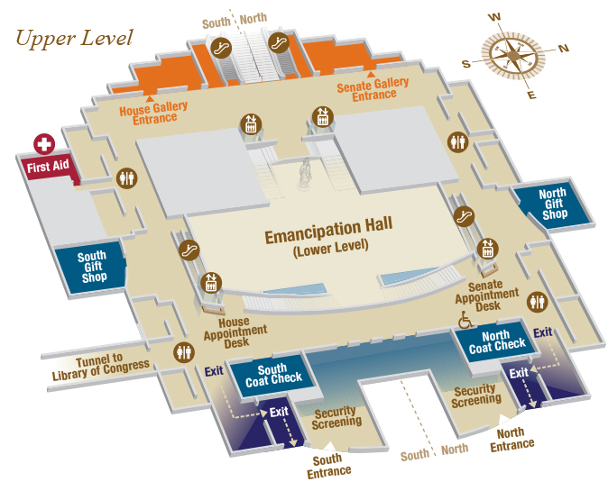 Capitol Visitor Center Indoor Map U S Capitol Visitor Center