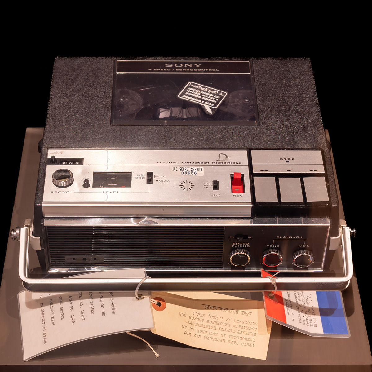 vintage tape recorder