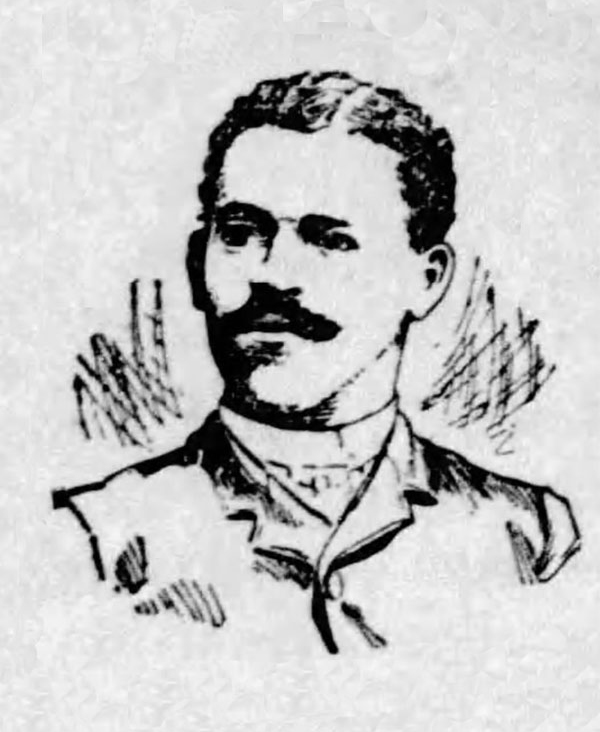 Newspaper illustration of Beaufort C. Lee