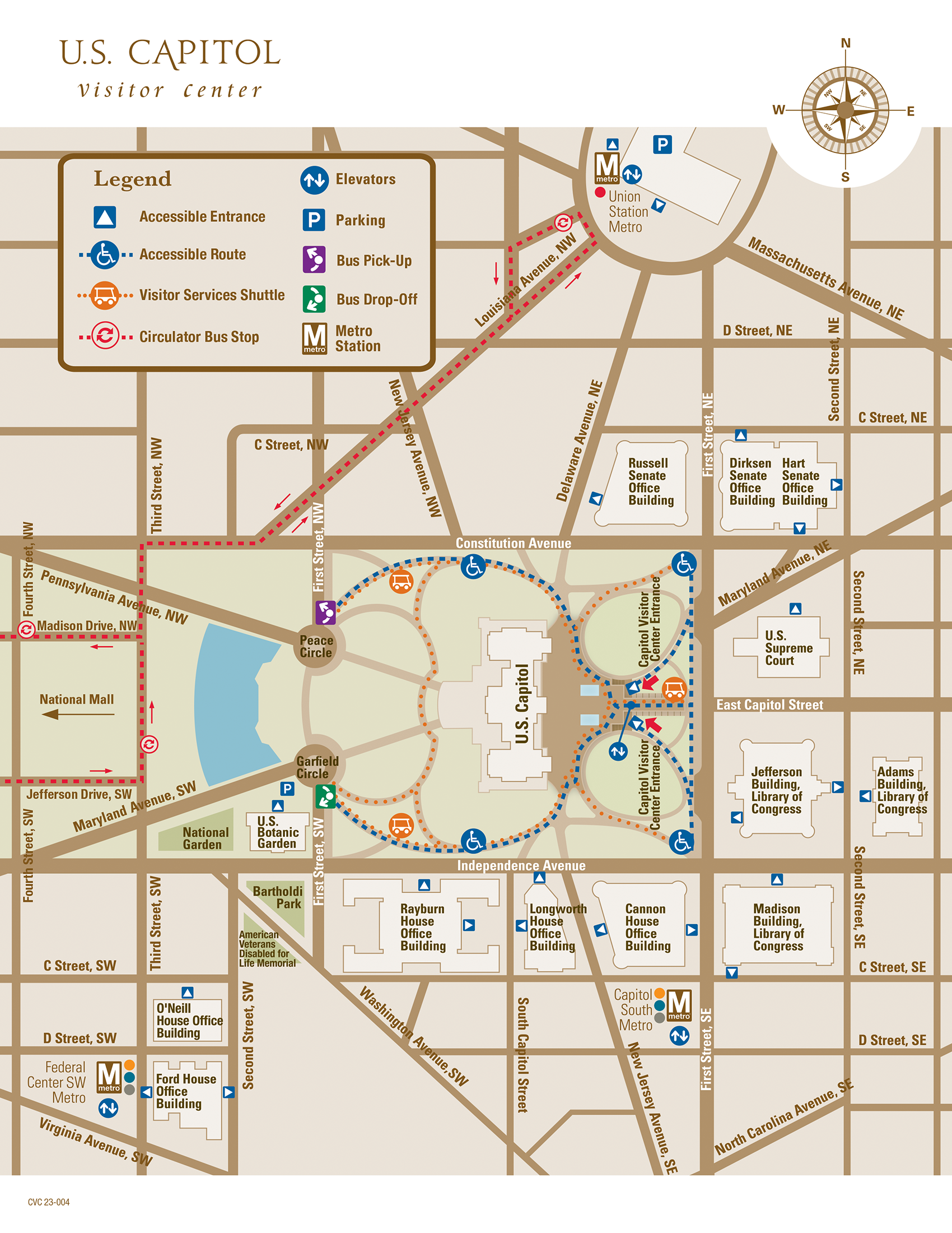 Dc Capitol Map