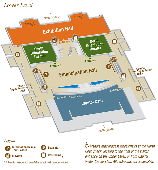 Lower Level Map