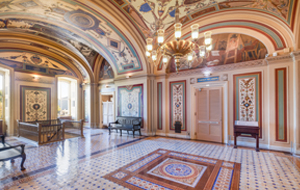Large ornate room. 