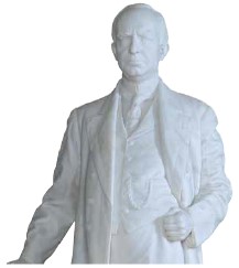 Clarke statue