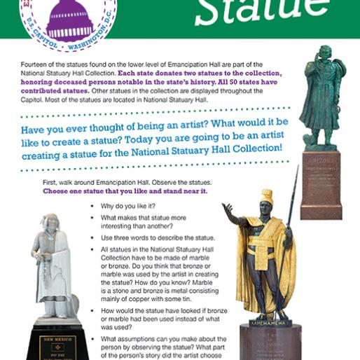Design a Statue cover page