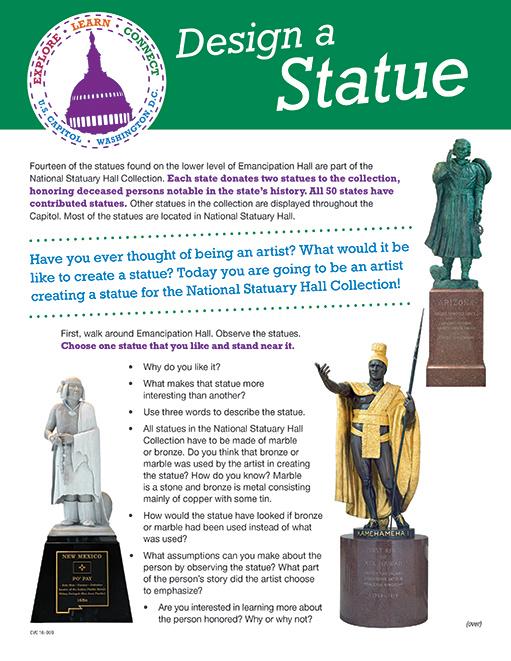 Design a Statue cover page