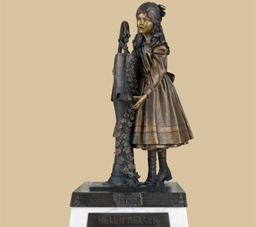 Helen Keller Statue