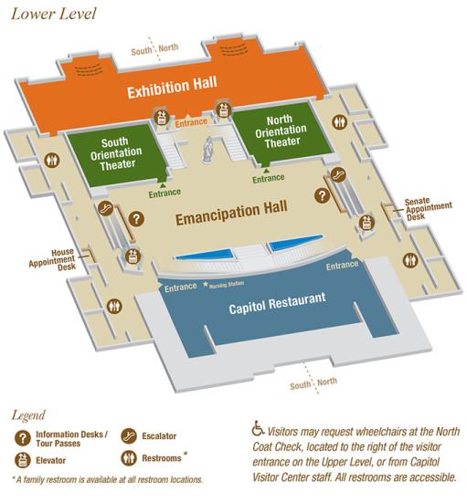 map of lower level
