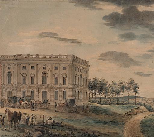 Early Capitol building. 