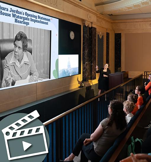 Seen on screen graphic