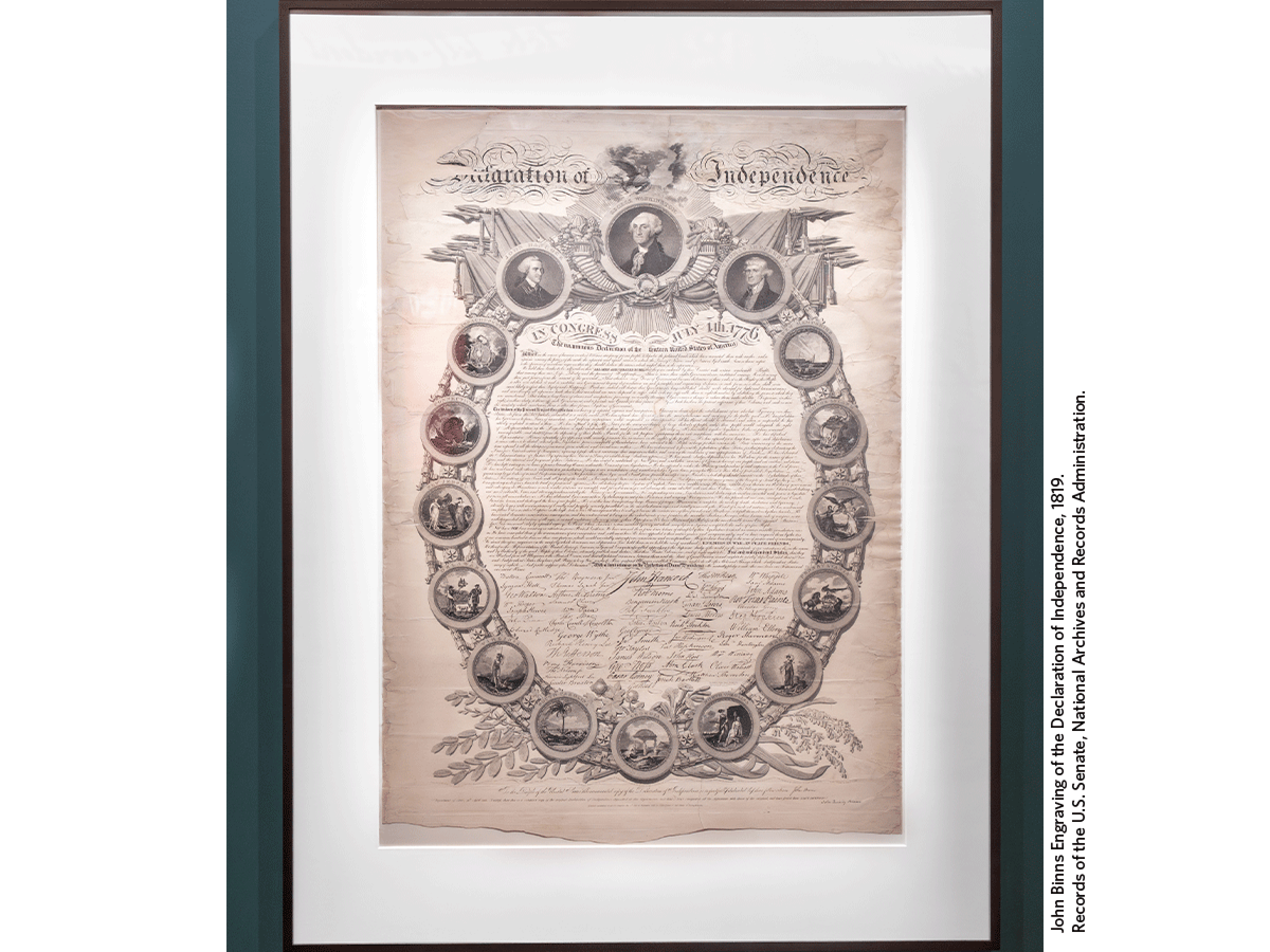 Benns Engraving print