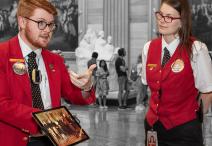 tour guide speaking