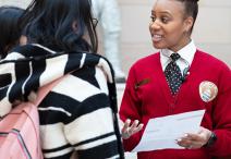 Visitor Assistant with guests