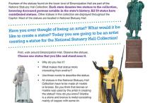 Design a Statue cover page