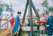 Capitol Cornerstone Ceremony - 1793 by Allyn Cox