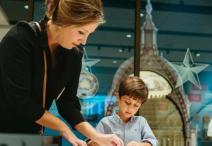 Two people at a table