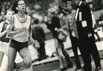 Robin running in the Olympics