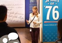 Curator talk graphic